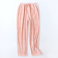 Бархатные розовые штаны для отдыха
