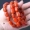 Agate South Red với một chiếc vòng tay đầy những vòng tay vô định hình thịt Hạt chín mảnh hạt lửa