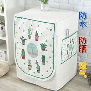 Máy giặt bao gồm trống máy giặt bụi che Bắc Âu gió không thấm nước kem chống nắng Haiermei Sanyo phổ bảo vệ bìa