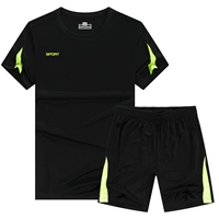Мужской летний спортивный костюм, мини-юбка для спортзала, быстросохнущие шорты, футболка для взрослых, спортивная одежда, для бега, короткий рукав
