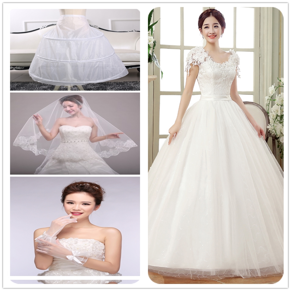  XS 80 pounds+Wedding+(skirt/veil/gloves)   + $3.14 