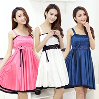 Đặc biệt đồ ngủ cô gái mùa hè ren sexy dễ thương hào phóng dây đeo nightdress để tăng băng lụa thời trang lụa dịch vụ nhà nội y cao cấp