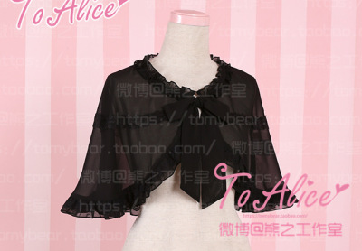 taobao agent Spot Dudu family Japanese soft girl lolita lace Alice girl feels summer lace small shawl