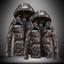 Mới ấm áp mùa đông quần áo nam giới và phụ nữ ngụy trang bông áo của nam giới cộng với phân bón xl vài xuống bông quần áo Hàn Quốc phiên bản của thủy triều Trang phục Couple
