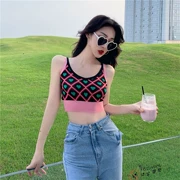 Chic phiên bản Hàn Quốc 2019 hè mới thời trang mới được phụ nữ yêu thích áo quây nhỏ tay quây - Áo ba lỗ