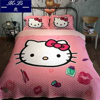 Hàn quốc bông pha lê nhung giường bìa đôi hai mặt chăn dày chần bông nhung tấm ga trải giường nệm mảnh duy nhất 2 m đặc biệt bộ ga giường