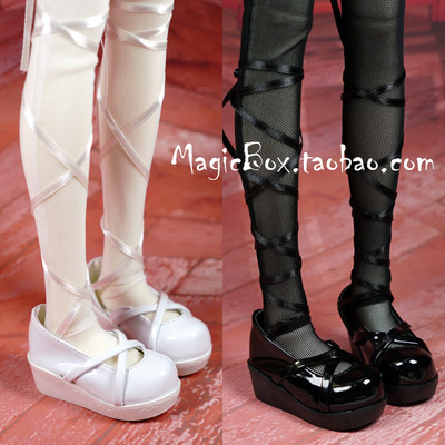 taobao agent A quarter, three points, 1/4 1/3 point BJD MSD doll shoes strap baby shoes student shoes