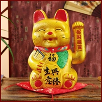 Fortune Cat Display Fortune Cat Shake Hands Having Ceramics Автоматическая рука керамики на стойке регистрации нового магазина