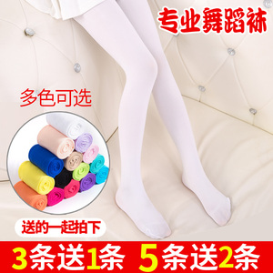 Cô gái pantyhose trẻ em vớ nhảy vớ trắng cô gái xà cạp mùa xuân và mùa hè phần mỏng bé vớ