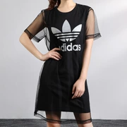 Adidas Adidas clover nữ ngắn tay 2019 hè mới diện trang phục thể thao giản dị FL0028 - Trang phục thể thao