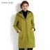 Áo khoác len nữ quần áo mùa đông mới Áo trùm đầu dày của phụ nữ Áo len dài giữa được bán - Trung bình và dài Coat Trung bình và dài Coat
