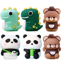 Динозавр, 2 шт, 2 шт, с медвежатами, 2 шт, панда