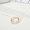 Nhẫn màu vàng nữ phiên bản Hàn Quốc của vòng mở titan thép thực phẩm nhẫn vàng hồng nhẫn nhẫn ngón tay nhỏ đuôi thiết lập trang trí