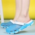 Giày lỗ mùa hè Giày dép nam nữ chống trượt đôi giày bong bóng thạch Giày dép đi biển Baotou dép thoáng khí cỡ lớn - Sandal giày puma nam Sandal