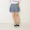 Cô gái tùy chỉnh phiên bản Hàn Quốc phiên bản Hàn Quốc của quần short mặc ngoài mùa hè màu sắc thời trang đường phố gió hoang dã quần short denim - Quần jean quần áo trẻ con
