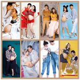 Модная одежда подходит для фотосессий для беременных для влюбленных подходит для мужчин и женщин, в корейском стиле