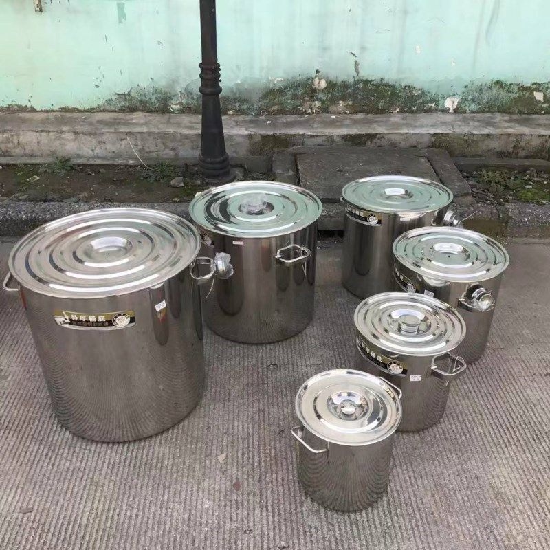 不锈钢汤桶加厚汤桶卤味桶卤鹅桶煤气炉燃气炉电磁炉通用吊桶加厚商品