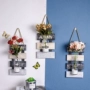 Treo tường bình thủy canh sáng tạo Bắc Âu trang trí tường phòng ăn phòng khách phòng ngủ mặt dây chuyền trang sức tường - Vase / Bồn hoa & Kệ chậu trồng lan hồ điệp