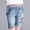 Đàn hồi eo của phụ nữ quần short denim 2018 mùa hè mới cao eo quăn thêu mỏng thẳng Hàn Quốc phiên bản của quần thủy triều quần jean ống rộng nữ
