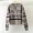 Trung tâm mua sắm với đoạn 2019 mùa thu mới đi lại áo len len nữ jacquard áo thun cổ chữ V B-5J7820340 - Đan Cardigan ao khoac len