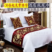 Giường ngủ với tập tin Châu Âu trải giường bảng cờ cờ cờ đuôi sản phẩm khách sạn khách sạn khách sạn đuôi khăn khách sạn cao
