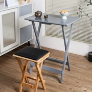 Tùy chỉnh 
            nhà đơn giản bằng gỗ nguyên khối bàn gỗ sồi di động bàn ghế nhà hàng bàn ăn du lịch ngoài trời máy tính bàn gấp lưu trữ