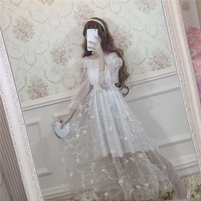 taobao agent Genuine lace dress, Lolita style, flowered