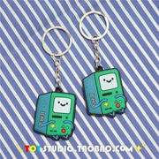 Máy trò chơi Keychain Cartoon couple dễ thương mặt dây chuyền anime ngoại thất đồ trang trí