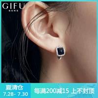 Маленькие гипоаллергенные агатовые серьги, цвета киновари, популярно в интернете