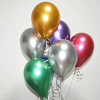Металлический латексный воздушный шар, украшение, 10 дюймов, увеличенная толщина, популярно в интернете