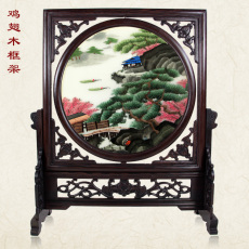 Вышивка Шу 蜀绣山水 精品 礼品 装饰画