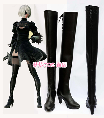 taobao agent No. 3153 Neil Mechanical Age game heroine 2B cos shoes cosplay shoes anime shoes