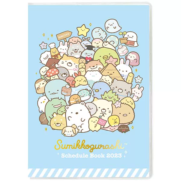 Japan-X Liangxian Rilakkuma Corner Corner Biology 2023 Handbook Notebook