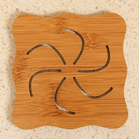 Деревянный большой вентилятор, 14.5см, 6 шт