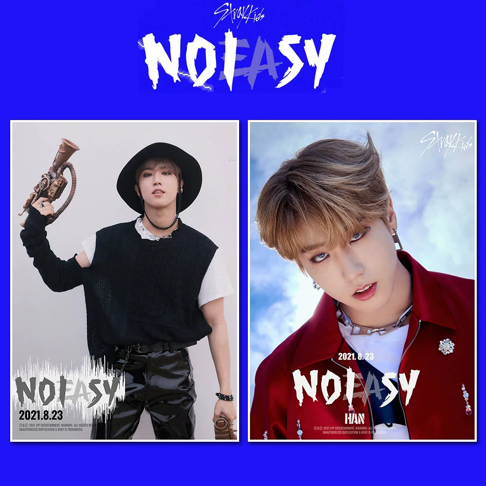 Постер Stray Kids Noeasy, самоклеящаяся фотографическая иллюстрация SKZ олень стикер периферия