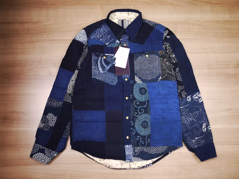 [【SOLD OUT】Visvim ICT KERCHIEF DOWN INDIGO PATTERN 1]