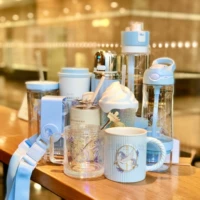 Starbucks Starbucks Ten -Year Old Shop 13 Color Corle Cup Cup Authentic Water Glass 2018 года, сопровождающий лето
