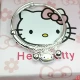 S990 New Kitty màu tách vòng đeo tay em bé Vòng tay bạc nguyên chất Mới hàng trăm ngày Hello Kitty Lantern Bracelet - Vòng đeo tay Cuff