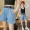 Quần short denim cô gái mùa hè 2020 cô gái mới tất cả các kết hợp mặc bên ngoài phong cách phương tây mùa hè cô gái lớn quần mỏng trẻ em - Quần