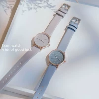 Брендовые высококачественные свежие часы, в корейском стиле, простой и элегантный дизайн