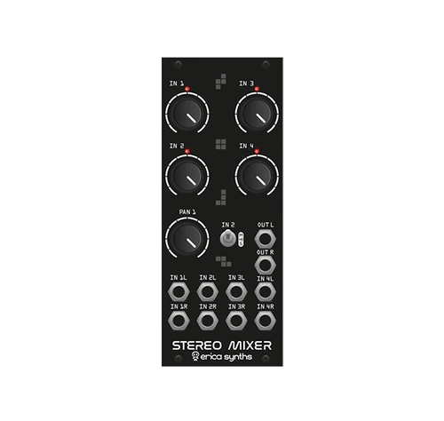 [Digilog] Erica Synths Drum Stereo Mixer Module Eurorack Mix