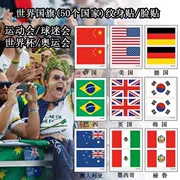 World Cup tất cả các nước, cờ quốc gia, mặt, sơn cơ thể, chuyển nước, dán hình xăm, chống thấm nước và bảo vệ môi trường trẻ em