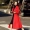 Mùa thu đông phiên bản Hàn Quốc của thời trang mới Áo len mỏng kiểu Anh dài nữ là áo len mỏng xu hướng áo khoác dạ