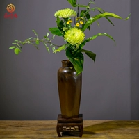 Hoa chậu hoa gốm phong cách Trung Quốc trong nhà cắm hoa Trung Quốc hoa chai hoa Jianshan cắm hoa công cụ đơn giản - Vase / Bồn hoa & Kệ chậu hoa treo ban công