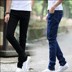 2018 mùa hè Hàn Quốc phiên bản của quần jean nam thẳng denim feet chín quần thanh niên phần mỏng Slim xu hướng nam quần Quần mỏng
