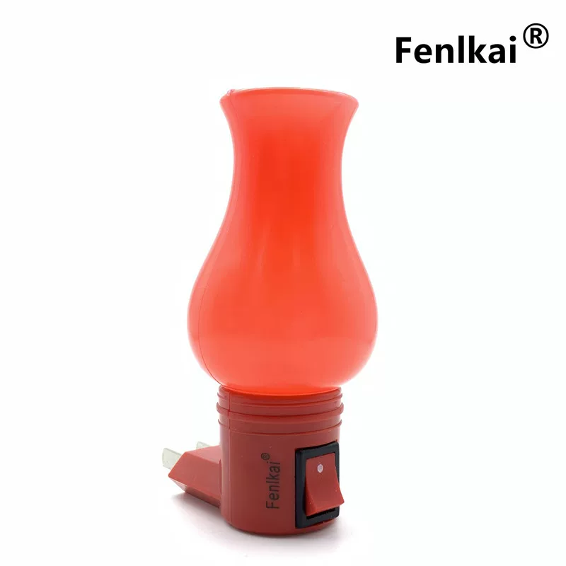 Red night light, festive switch key for bed for bedroom