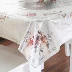 khăn trải bàn tròn inox Net khăn trải bàn màu đỏ không thấm nước và chống thấm dầu miếng trải bàn ăn khăn trải bàn lớn Khăn trải bàn