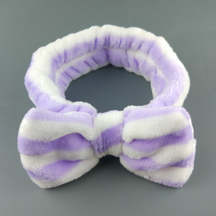 Lilac ColourInternet celebrity Xian Lian Headband lovely cosmetology Scarf hair hoop Make up Headgear Hair band female wash one 's face use Of Headband