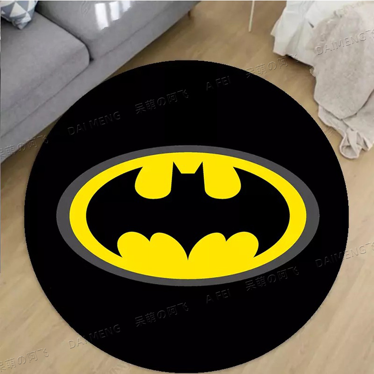 Chaohuo Shop 19originality Chaopai circular lovely Cartoon carpet a living room tea table hanging basket Computer chair room bedroom Earth mat customized