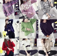 Nhà máy trực tiếp bán buôn gian hàng cung cấp mùa thu và mùa đông phụ nữ Hàn Quốc của áo len dài tay áo len của phụ nữ áo len đồ mặc nhà